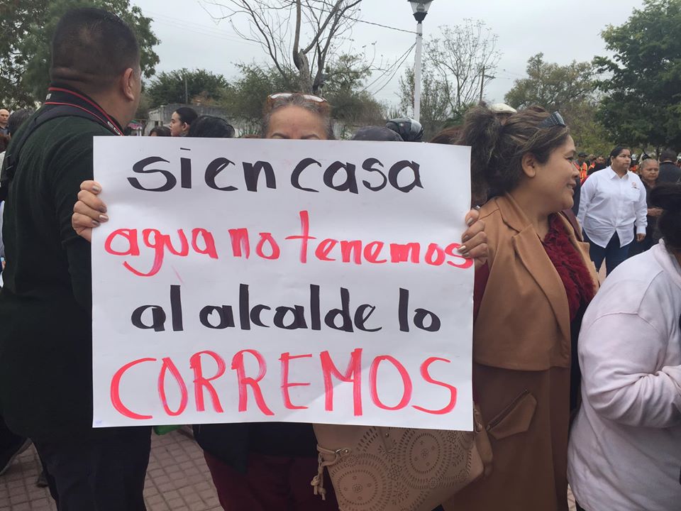 Habitantes de Ciudad Victoria exigen a Xico que renuncie si no puede gobernar