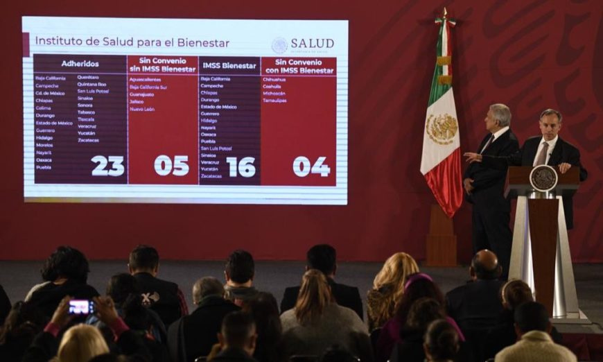 Guanajuato, Aguascalientes, BCS, Jalisco y NL sin convenios federales de salud
