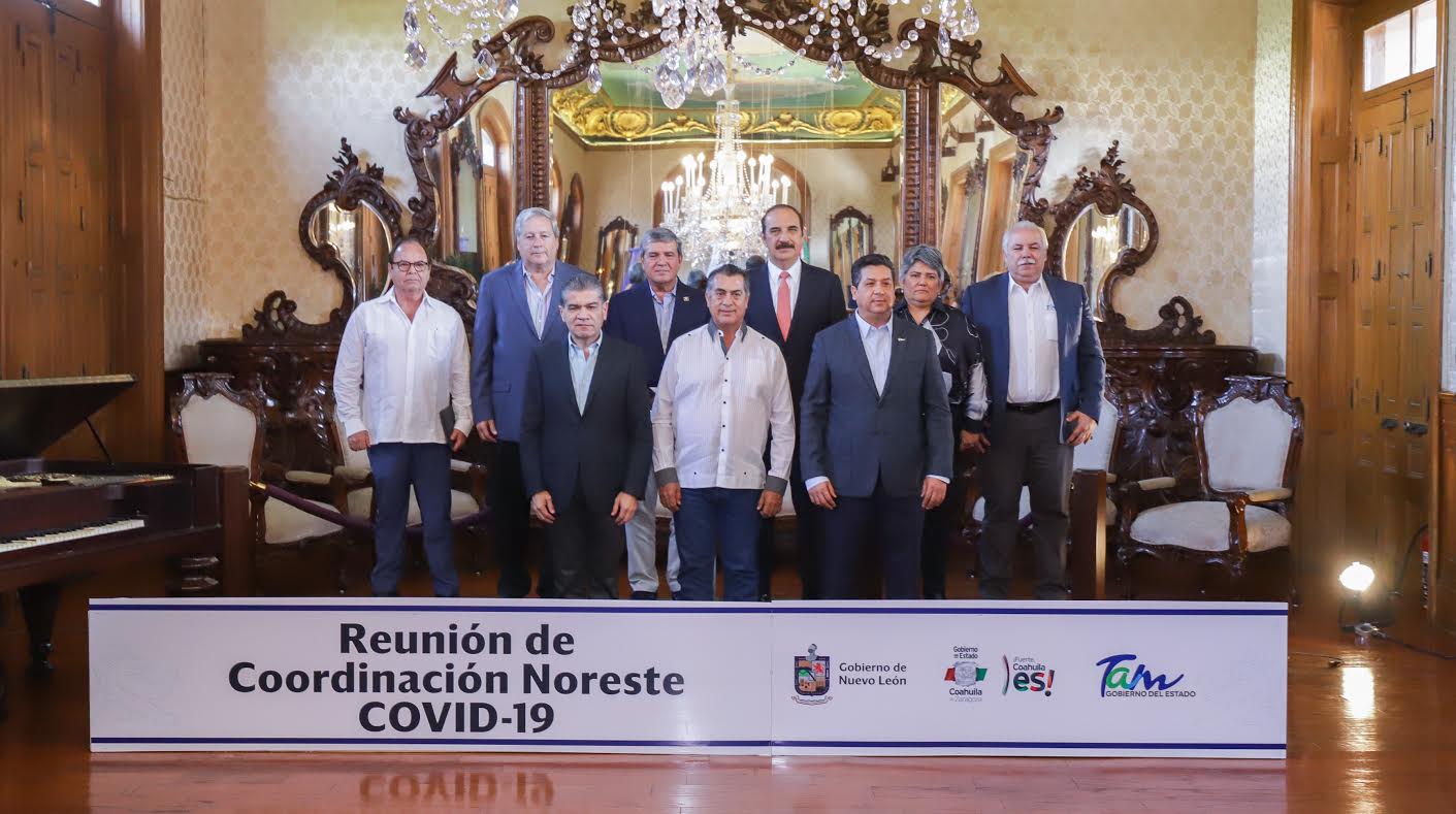 Tamaulipas, Nuevo León y Coahuila hacen frente común contra coronavirus