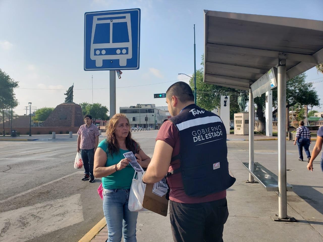 Aplican medidas preventivas en transporte urbano de Tamaulipas por Covid 19