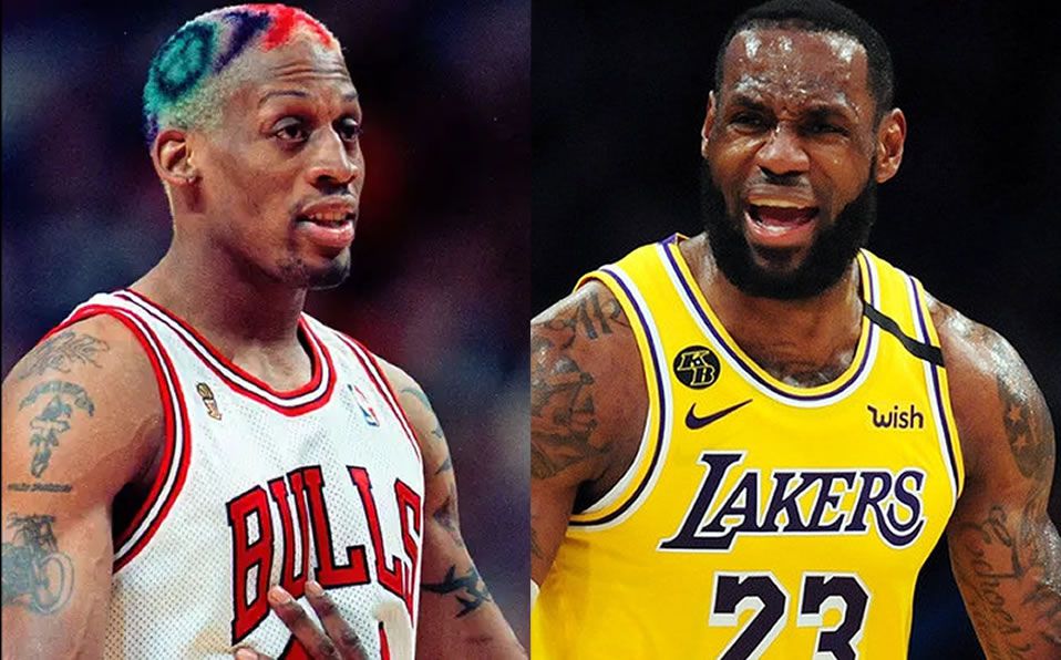 LeBron habría sido del montón en nuestra época: Rodman