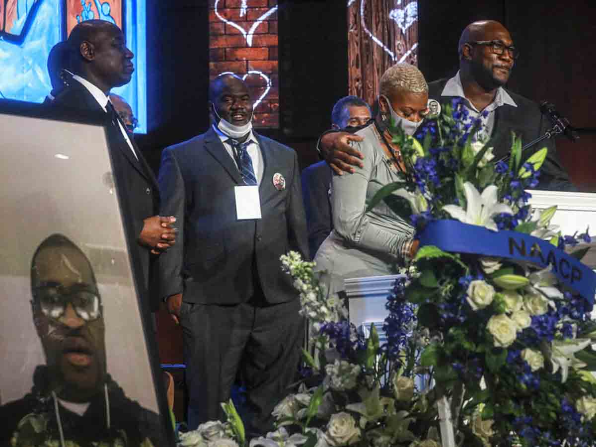 Así fue la ceremonia en memoria de George Floyd en Minneapolis