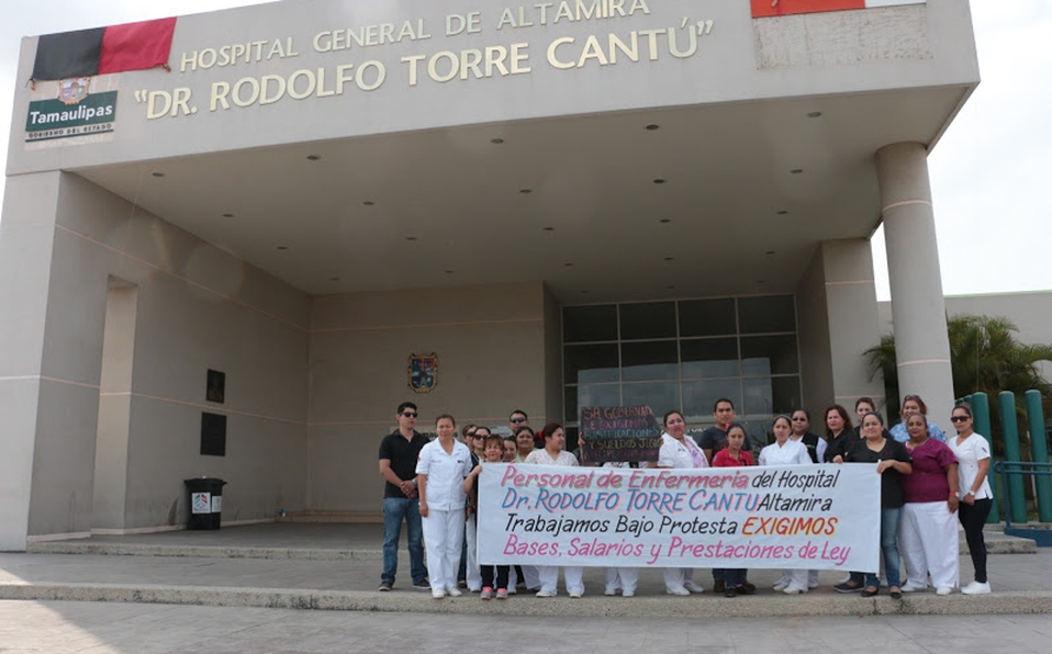 Trabajadores del ‘Rodolfo Torre Cantú’ dan beneficio de la duda a gobierno de Tamaulipas