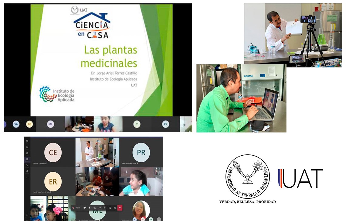 Imparte la UAT talleres virtuales de ciencia para niños