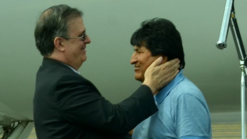 Evo Morales a AMLO, a Ebrard y al pueblo de México: ‘gracias por todo’