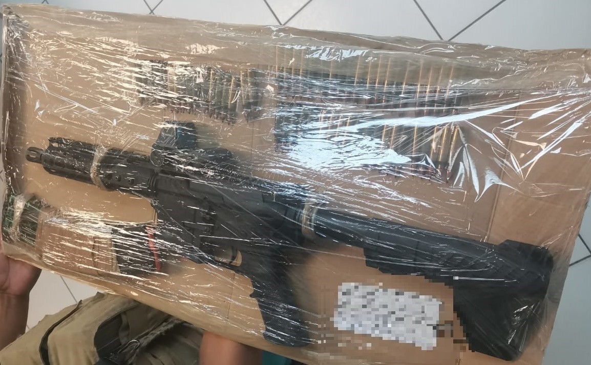 Policías de Tamaulipas detienen en El Mante a 6 individuos con arsenal de alto poder