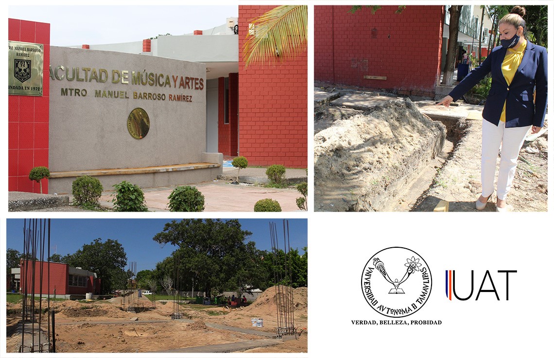 Impulsa UAT nueva infraestructura y equipamiento en la Facultad de Música de Tampico