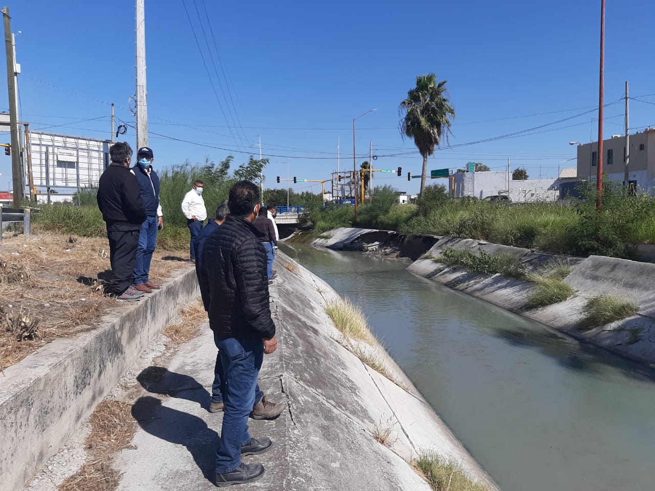 Supervisa gobierno de Tamaulipas drenes pluviales en Reynosa para evitar inundaciones