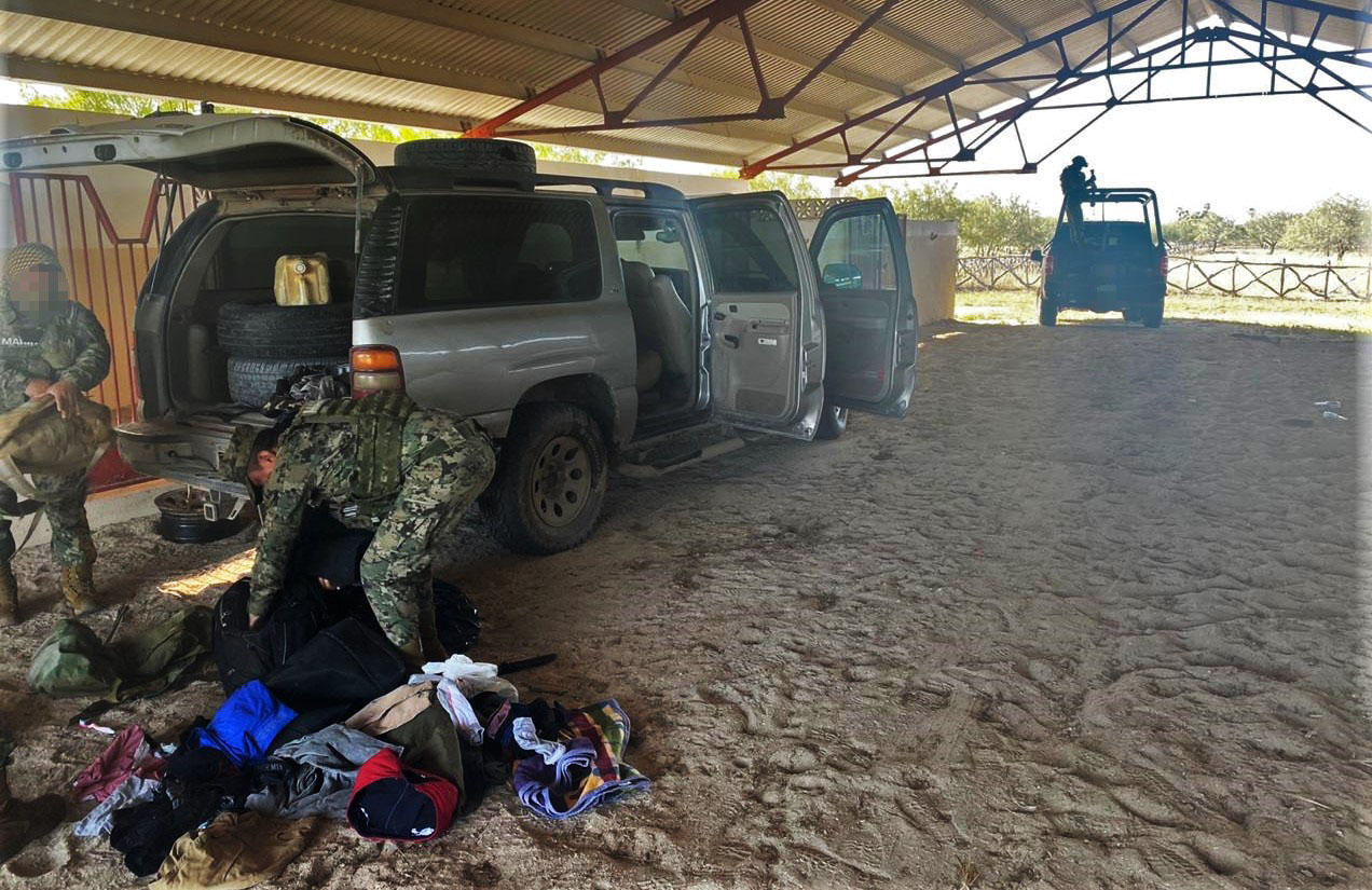 Hallan en San Fernando una GMC Yukon con ‘cuernos’ y balas abandonada por ‘malosos’