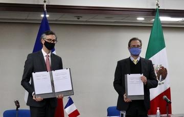 Firman México y Francia convenio de colaboración en educación; se despide Esteban Moctezuma