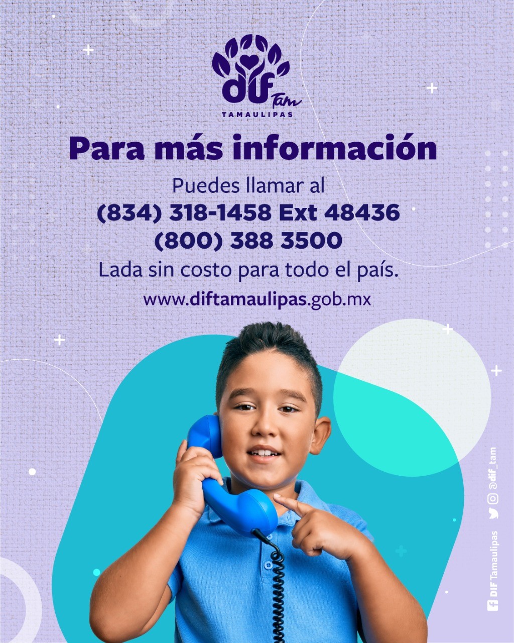 El DIF Tamaulipas invita a concurso de video para celebrar el Día de la Familia