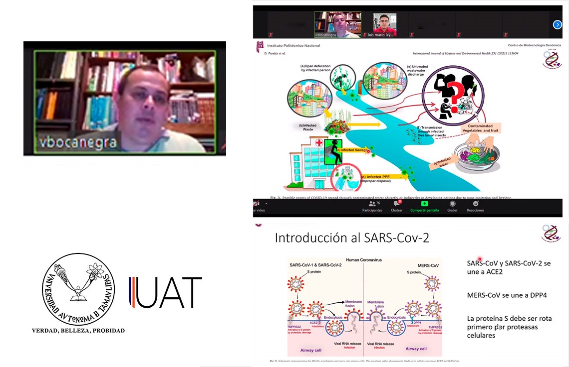 Analizan en la UAT el tema del SARS-CoV-2 y su presencia en el ambiente