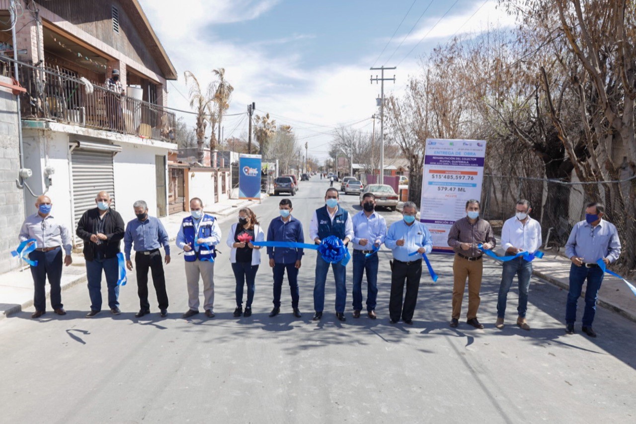 Cumple Rivas y entrega colector Guatemala; evitará inundaciones