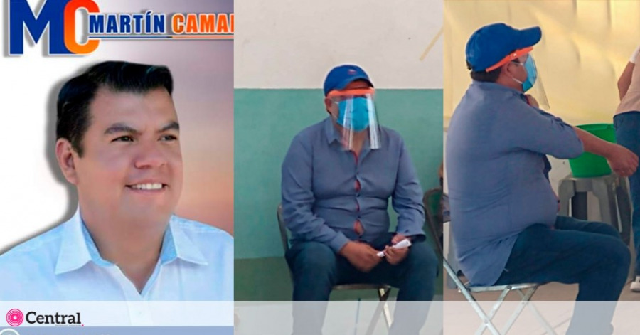 Candidato del PAN se hace pasar por adulto mayor para vacunarse en Puebla