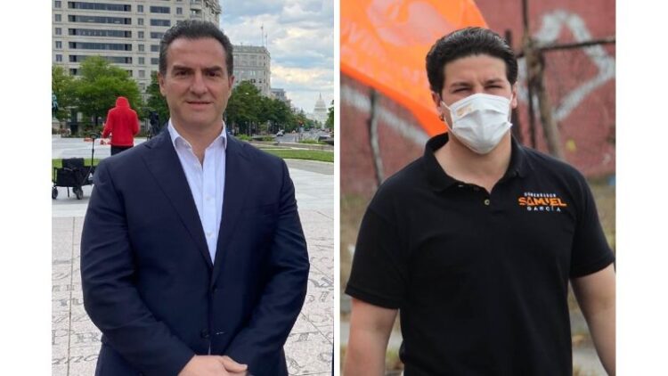‘El miedo no anda en burro’, se burla Samuel García de viaje de candidato del PRI a Washington