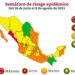 Tamaulipas, en semáforo de alto riesgo epidemiológico del 26 de julio al 8 de agosto