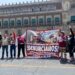 Servidores de la Nación denuncian en el Zócalo corrupción de delegados en los estados del país