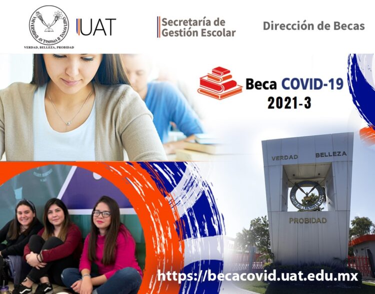 Publica UAT convocatoria de Beca COVID para estudiantes en desventaja económica