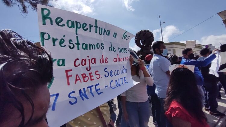 Vuelve la CNTE a provocar a AMLO con otra manifestación en Chiapas