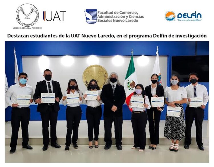 Destacan estudiantes de la UAT en el Programa Delfín de investigación