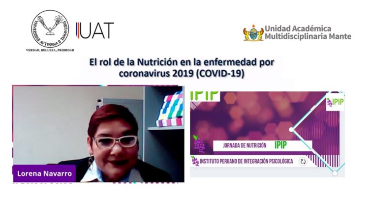 Investigadora de la UAT expone el rol de la nutrición en contexto de la pandemia
