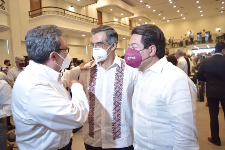 Monreal y Delgado a morenistas de Tamaulipas: No se vendan, porque la división es traición
