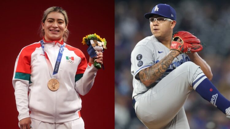 Aremi Fuentes y Julio Urías, ganadores del Premio Nacional de Deportes