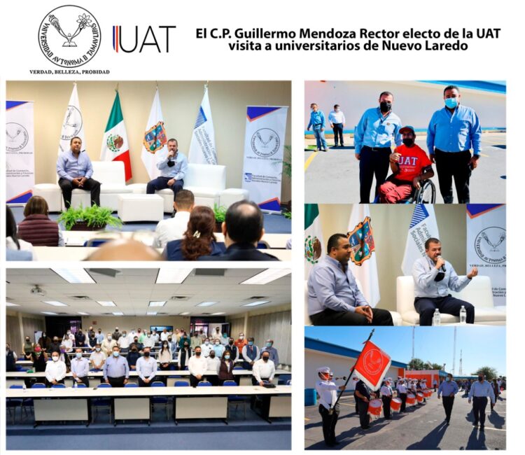 Rector electo de la UAT inicia visita a universitarios de Nuevo Laredo