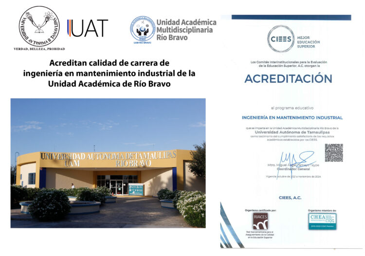 Recibe la UAT Río Bravo reconocimiento nacional de calidad educativa 