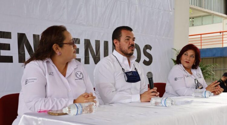Rector electo de la UAT visita la Facultad de Enfermería-Nuevo Laredo