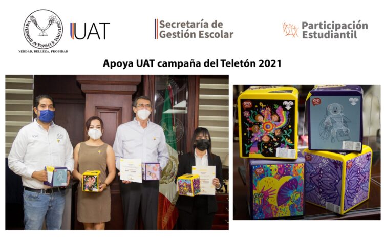 Apoya UAT la colecta 2021 del Teletón