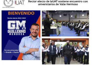 Rector electo de la UAT sostiene encuentro con universitarios de Valle Hermoso