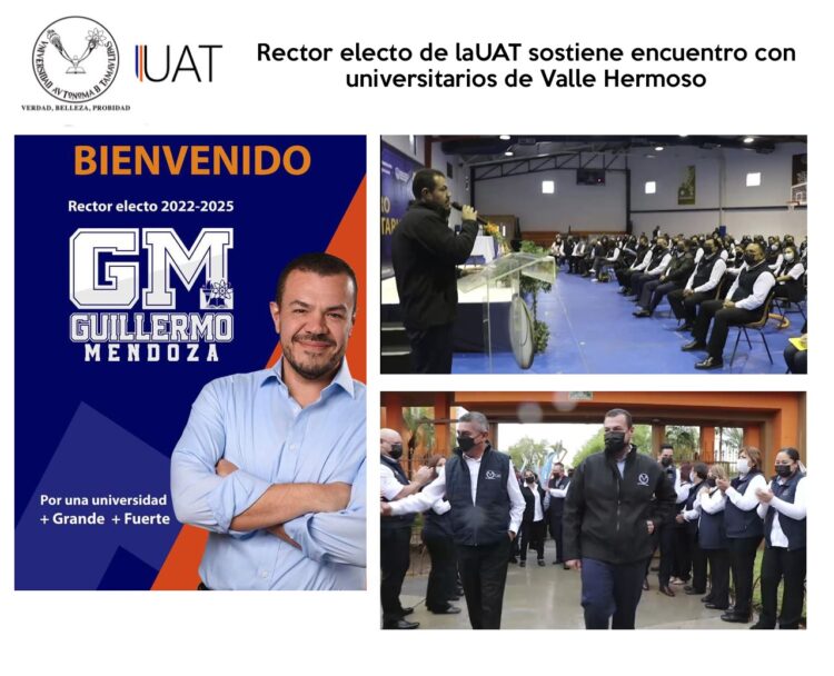 Rector electo de la UAT sostiene encuentro con universitarios de Valle Hermoso