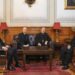 Recibe AMLO en Palacio Nacional al nuncio apostólico Francisco Coppola