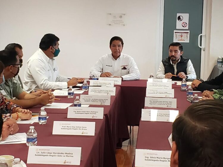 Se reúne mesa de coordinación entre organismos federales para inicio del Operativo de Bienestar