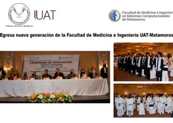 Entrega UAT en Matamoros nueva generación de médicos e ingenieros en sistemas