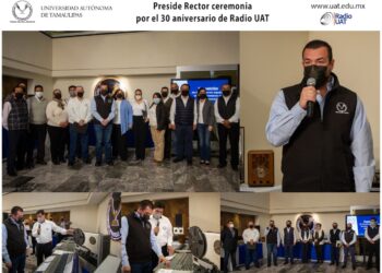 Preside Rector ceremonia por el 30 aniversario de Radio UAT
