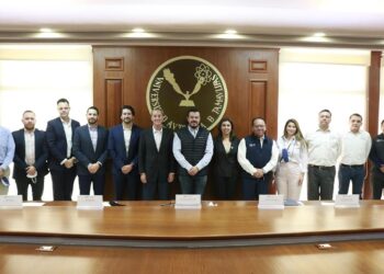 Preside rector de la UAT reunión con directivos de la empresa petrolera BHP