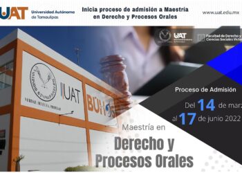 Oferta la UAT nueva Maestría en Derecho y Procesos Orales