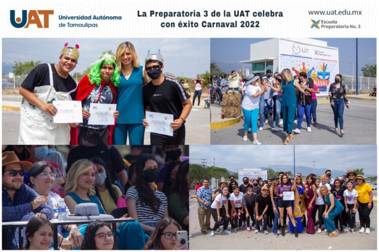 La Preparatoria No. 3 de la UAT celebra con éxito el Carnaval 2022
