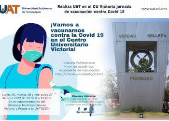 Realiza UAT en el CU de Victoria jornada de inmunización contra pandemia