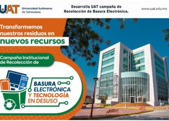 Desarrolla UAT campaña de recolección de basura electrónica