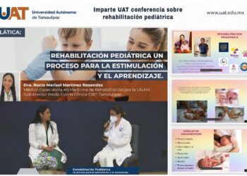Imparte UAT conferencia sobre rehabilitación pediátrica