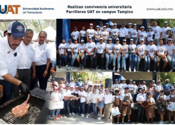 Realizan convivencia universitaria Parrilleros UAT en campus Tampico