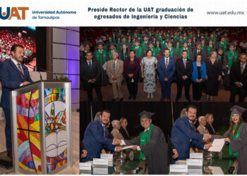 Preside Rector de la UAT graduación de egresados de Ingeniería y Ciencias 