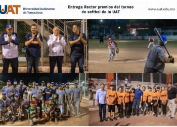 Entrega el Rector premios del torneo de softbol de la UAT