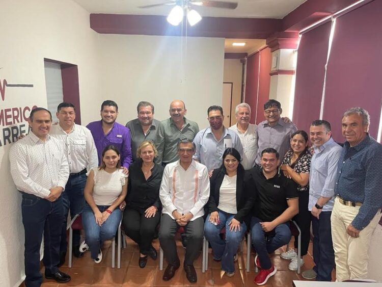 El gobernador electo de Tamaulipas se reúne con la bancada legislativa de Morena