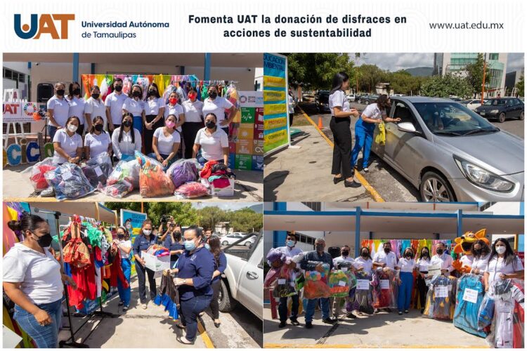 Fomenta UAT la donación de disfraces en acciones de sustentabilidad
