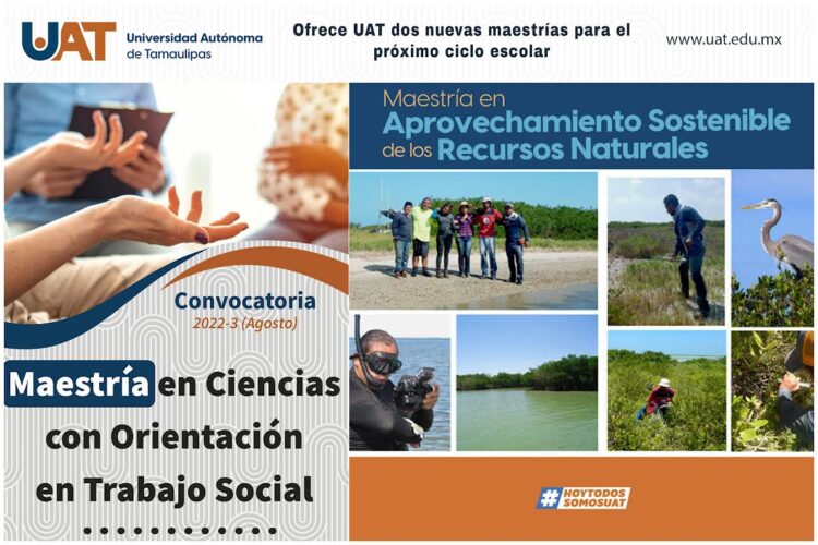 Ofrece la UAT dos nuevas maestrías para el próximo ciclo escolar