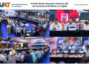 Preside Rector Encuentro Conecta UAT con sectores de El Mante